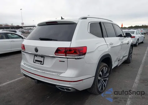 2022 Volkswagen Atlas 3.6L V6 Sel Premium R-Line from USA, damaged, VIN 1V2FR2CA9NC537227